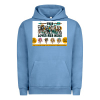 Pigment Pebble Blue This mama  loves her herd goats Urban Hoodie - Jasminsmagicworld