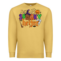 Antique Gold spooky heifer Premium Sweatshirt - Zillion Design Studio