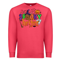 Cardinal spooky heifer Premium Sweatshirt - Zillion Design Studio