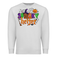 Dove Grey spooky heifer Premium Sweatshirt - Zillion Design Studio