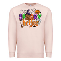 Pale Pink spooky heifer Premium Sweatshirt - Zillion Design Studio