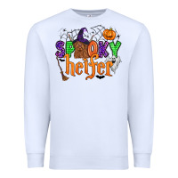 White spooky heifer Premium Sweatshirt - Zillion Design Studio
