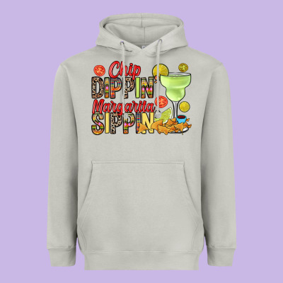 Heavyweight Hoodie Chip dippin' margarita sippin'