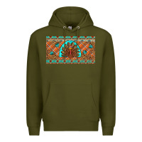Army Green Thanksgiving Turkey Premium Hoodie - Artiststas