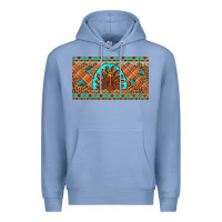 Colony Blue Thanksgiving Turkey Premium Hoodie - Artiststas