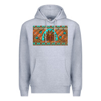 Heather Grey Thanksgiving Turkey Premium Hoodie - Artiststas