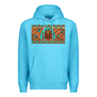 Ocean Blue Thanksgiving Turkey Premium Hoodie - Artiststas