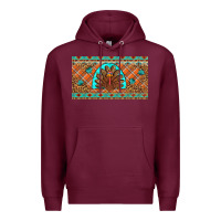 Burgundy Thanksgiving Turkey Premium Hoodie - Artiststas