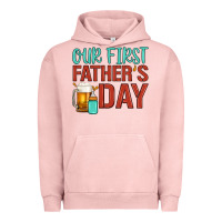 Pigment Salmon our first father's day Urban Hoodie - Artiststas