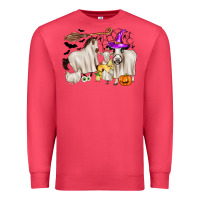 Cardinal halloween farm animals Premium Sweatshirt - Zillion Design Studio