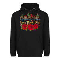 Black Chingona every damn day Heavyweight Hoodie - RanaPortraitStore
