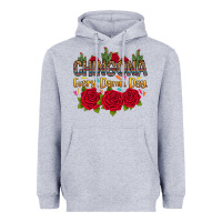 Heather Grey Chingona every damn day Heavyweight Hoodie - RanaPortraitStore