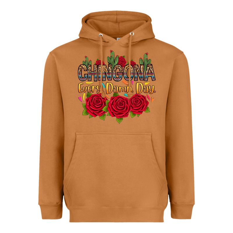 Chingona Every Damn Day Heavyweight Hoodie by RanaPortraitStore | Teevron