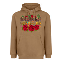 Toasted Coconut Chingona every damn day Heavyweight Hoodie - RanaPortraitStore