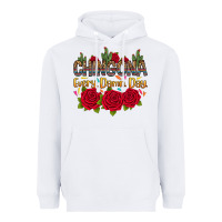 White Chingona every damn day Heavyweight Hoodie - RanaPortraitStore