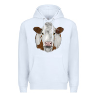 White simmental Premium Hoodie - JahusDesignShop