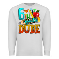 Dove Grey 6th grade dude Premium Sweatshirt - texasbilliewilder