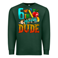 Sports Green 6th grade dude Premium Sweatshirt - texasbilliewilder