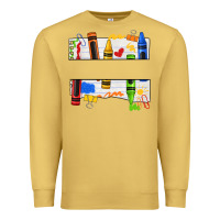 Antique Gold custom teacher name crayon Premium Sweatshirt - texasbilliewilder