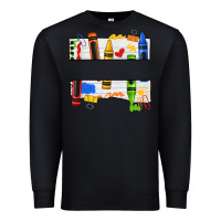 Black custom teacher name crayon Premium Sweatshirt - texasbilliewilder