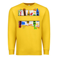 Lemon custom teacher name crayon Premium Sweatshirt - texasbilliewilder