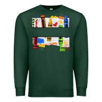 Sports Green custom teacher name crayon Premium Sweatshirt - texasbilliewilder