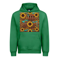 Emerald sunflower and leopard seamless pattern Urban Hoodie - BundleAndBundleShop