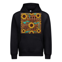 Foreset Green sunflower and leopard seamless pattern Urban Hoodie - BundleAndBundleShop