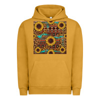 Pigment Peanut Butter sunflower and leopard seamless pattern Urban Hoodie - BundleAndBundleShop