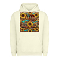 Pigment Pistachio sunflower and leopard seamless pattern Urban Hoodie - BundleAndBundleShop