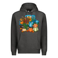 Charcoal Heather Thanksgiving turkey truck Premium Hoodie - Artiststas