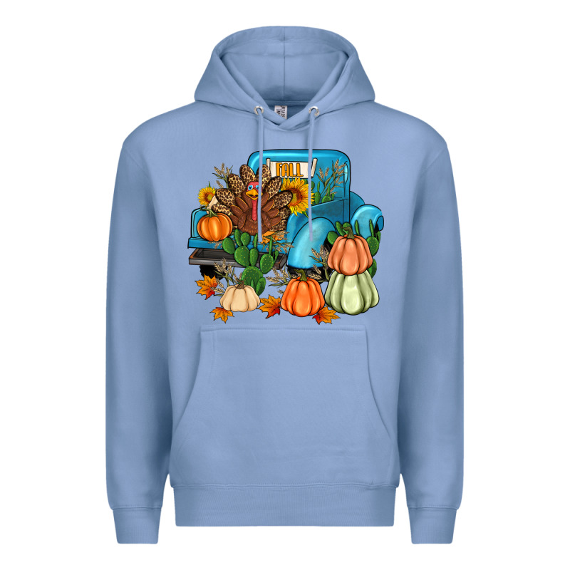 Thanksgiving Turkey Truck Premium Hoodie by Artiststas | Teevron