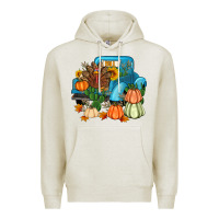 Oatmeal Heather Thanksgiving turkey truck Premium Hoodie - Artiststas