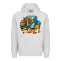 Dove Grey Thanksgiving turkey truck Premium Hoodie - Artiststas
