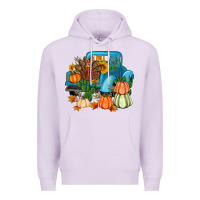 Lilac Thanksgiving turkey truck Premium Hoodie - Artiststas
