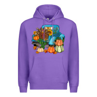 Purple Thanksgiving turkey truck Premium Hoodie - Artiststas