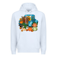 White Thanksgiving turkey truck Premium Hoodie - Artiststas