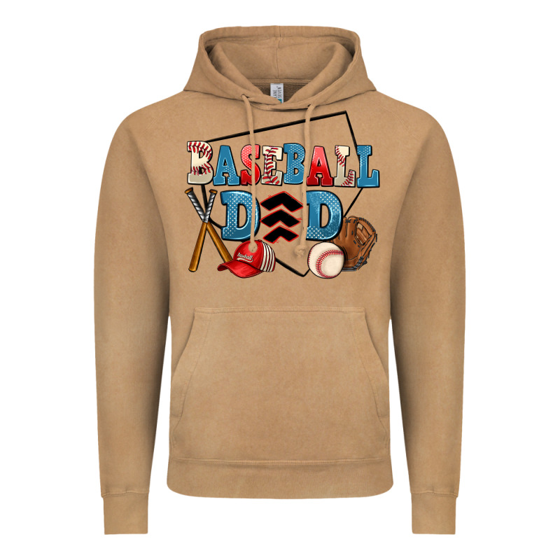 Baseball Dad Vintage Hoodie by AdoDesignShop | Teevron