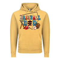 Vintage Mustard baseball dad Vintage Hoodie - AdoDesignShop