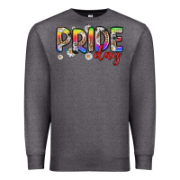 Charcoal Heather pride day Premium Sweatshirt - Zillion Design Studio