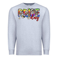 Heather Grey pride day Premium Sweatshirt - Zillion Design Studio