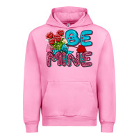 Fuchsia Pink be mine valentine Urban Hoodie - AdoDesignShop