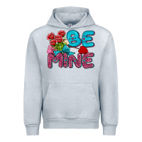 Heather Grey be mine valentine Urban Hoodie - AdoDesignShop