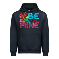 Navy be mine valentine Urban Hoodie - AdoDesignShop