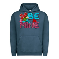 Pigment Midnight Navy be mine valentine Urban Hoodie - AdoDesignShop