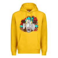 Lemon ribbon simmental leopard Premium Hoodie - JahusDesignShop