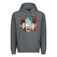 Rock ribbon simmental leopard Premium Hoodie - JahusDesignShop