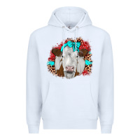 White ribbon simmental leopard Premium Hoodie - JahusDesignShop