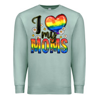 I Love My Moms Premium Sweatshirt | Teevron