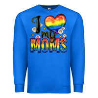 True Royal i love my moms Premium Sweatshirt - Zillion Design Studio